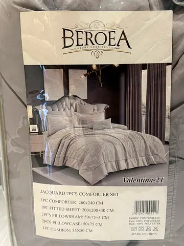 Beroea Jacquard 7-Piece Comforter Set Valentina-21