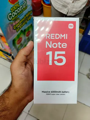 Redmi note 15 8 gb 256 gb sealed box pack