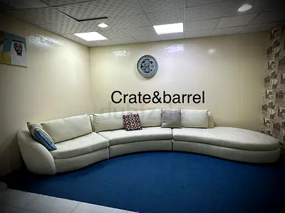 Cratebarrel corner sofa