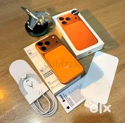 iPhone 15 Pro (Orange) with box and data cabel in warranty 256 GB