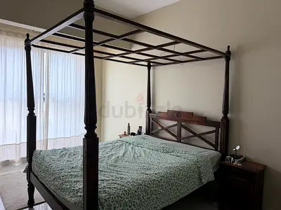 Marina Home Solid Wood Four-Poster Bedroom Set – Excellent Condition