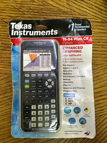 TI-84 Plus CE Texas Instruments Graphing Calculator (sealed packaging)