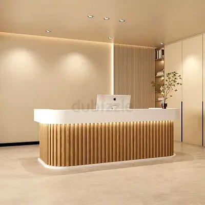 Minimalist Reception Desk Design