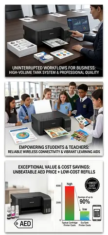 Used High-Volume Office Inkjet Printer with Refillable Tank System