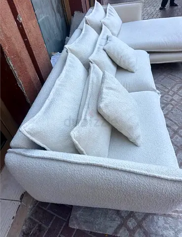 Excellent condition cozy home lshape sofa feather filled comfortable