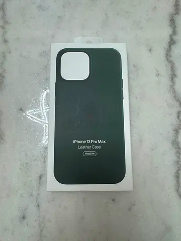 Original Apple Green Leather case iPhone 13 pro max