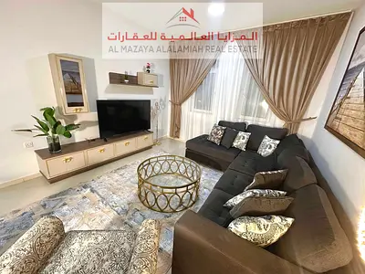 شقة مفروشة للايجار الشهري - غرفتين و 2 حمام وصالة - المجاز 3