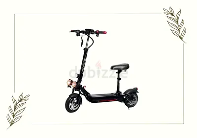 Crony V10 Big Display Electric Scooter with Seat 1200W, 48V/14AH