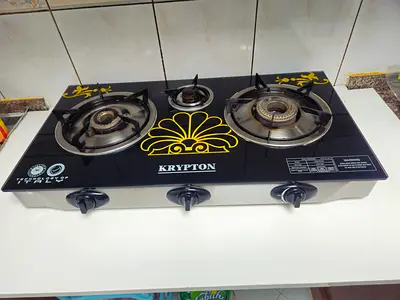Used LPG Gas Stove(Orange) - Good Condition