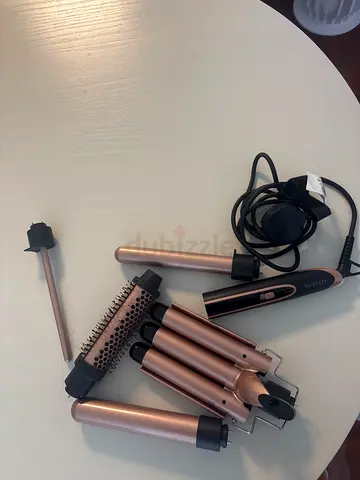 NASMATI BRAND NEW Multi-attachment hair styler set (curling  brush attachments) - used
