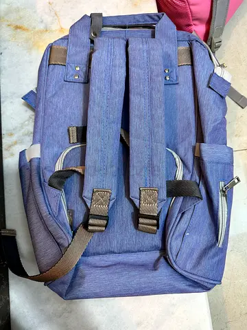 Blue baby diaper bag new one