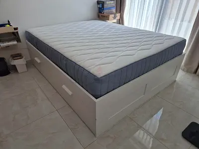 Queen size BRIMNES Ikea bed frame