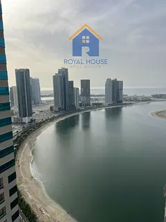 One-bedroom apartment for sale in Al Taawun – first row on the Corniche