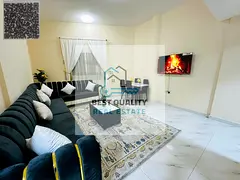 Two-bedroom apartment with a living room in Ajman, Corniche area.