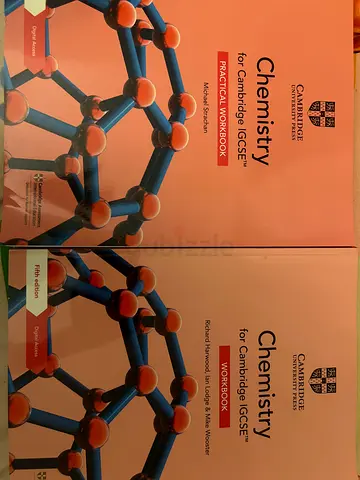 Chemistry Cambridge IGCSE Practical Workbook (fifth edition) and Workbook (fifth edition) Set of 2.