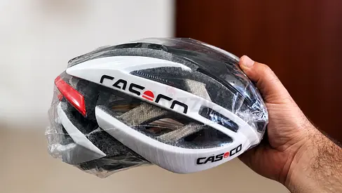 Casco Road Cycling Helmet - New, Unused (White/Black)