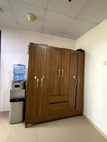 Used 6-Door Wooden Wardrobe - Good Condition