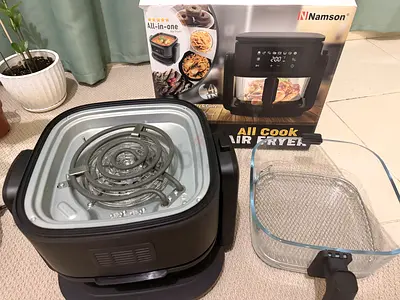 Namson Glass Air Fryer (Digital) - Good Condition