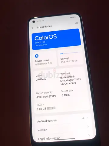 mobile oppo reno 8z 5G