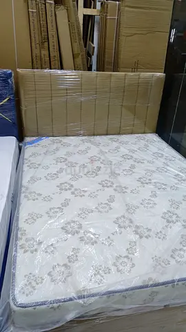 QUEEN BED frame with mattress BRAND NEW 150X190 CM