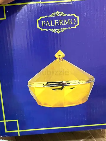 PALERMO decorative serving bowl with lid - new in box