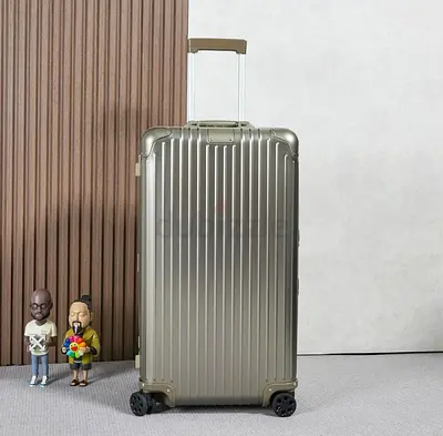 RIMOWA suitcase in titanium