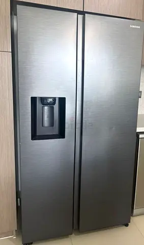 Samsung 635L Net BeSpoke AI Refrigerator Side by Side, Black,  with Water Dispenser