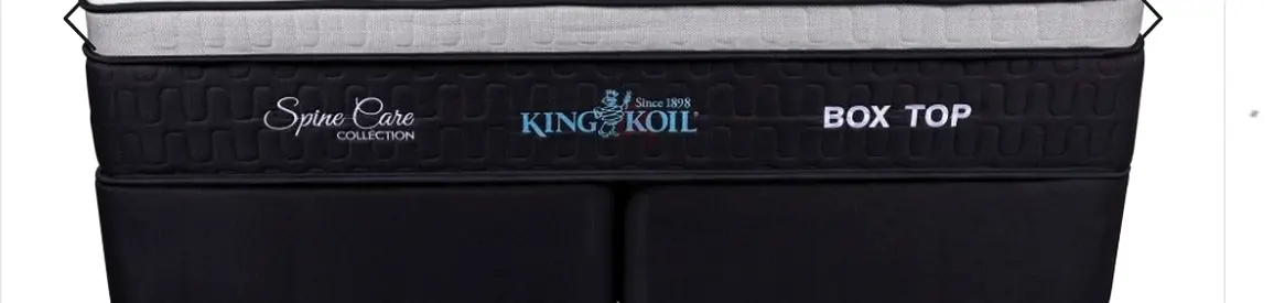 King Koil Spine Care Collection Mattress - Box Top Super Luxury Collection 100×200 cm
