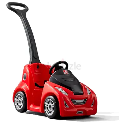 STep 2- Red Push Ride-On Car with Parental Handle - Good Condition