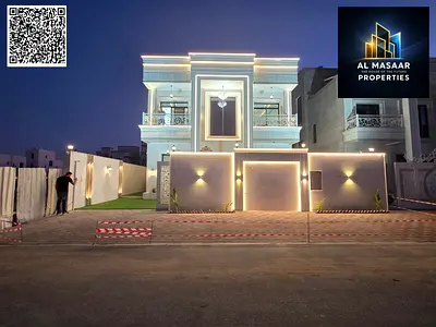 Villa for sale on Sheikh Bin Zayed Road, including registration and ownership fees, on a main street, close to a park.