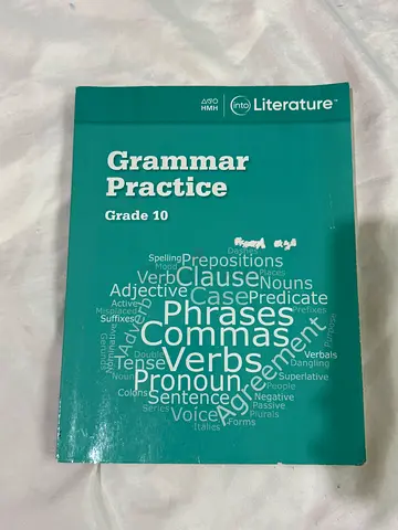 Grammar Practice Grade 10 - Literature (English) Workbook