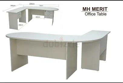 MH Merit L-Shaped Office Desk