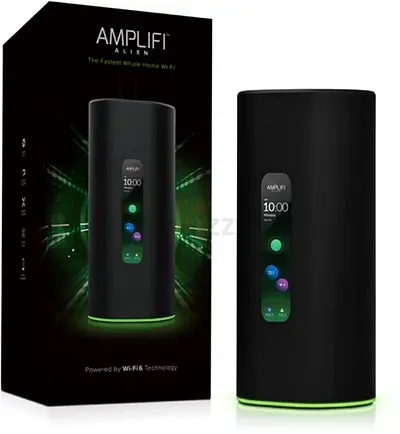 Ubiquiti AmpliFi Alien WiFi 6 Router - Tri-Band, Touchscreen Display, Multiple Radios, Gigabit Ether