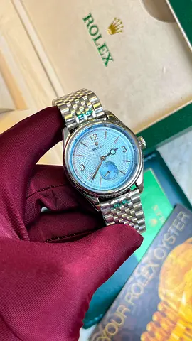 Rolex Oyster Perpetual-style Stainless Steel Watch with Jubilee Bracelet