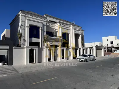 Own a smart villa with luxurious finishes in Al Zahia, Ajman | 4 master bedrooms, swimming pool, and elevator | Price includes all fees