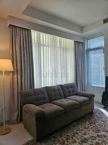 Grey Curtains  Sheer Drapes Set – Very Good Condition, High Quality, Blackout