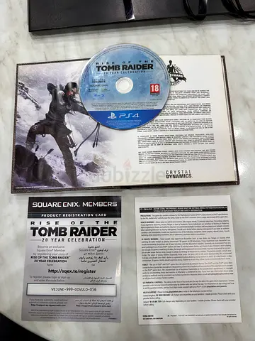 TOMB RAIDER 20 YEARS OF AN ICON CELEBRATION COMPLETE ART BOOK FOR PLAYSTATION 4