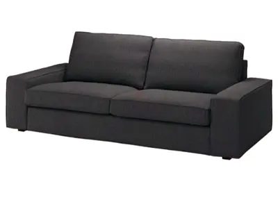 IKEA KIVIK 3-Seater Sofa - Dark Gray - Excellent Used Condition