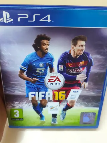 FIFA 16 with all its accessories, quality certification sticker, and a clean CD