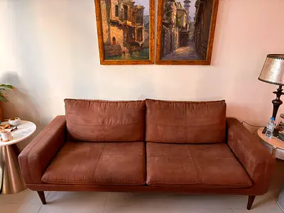 IKEA BODETTA 3-Seat Sofa (Brown) – Excellent Condition (Barely Used)