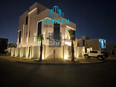 Luxurious Corner Villa with Elevator & Roof Seating for Sale in Al Zahia