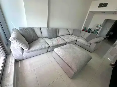 Pan Emirates Feather filled Sofa Excellent Condition