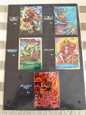 Bandai foil sealed with luffy king promo card
