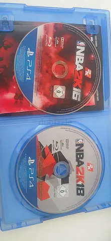 PS4 CD games NBA 2k16 and 2k18