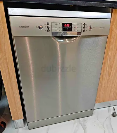 Free Delivery- BOSCH Latest Model 3 rakes Dishwasher With Digital Clock 60x60 cm