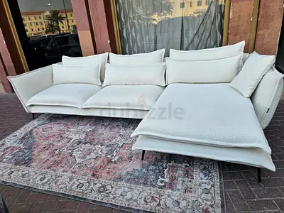 Cozy Home L Shape Sofa Beige excellent condition
