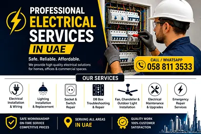 ⚡ Professional Electrical  Maintenance Services in UAE