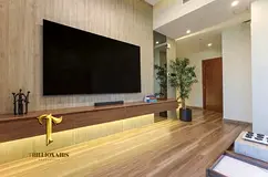 Furnished 2BR Apartment | Hayat Boulevard 1A | Balcony with Park &amp; City Views