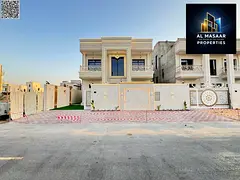 Classic design villa with 5 master bedrooms, a roof terrace, a majlis (formal sitting room), and a l