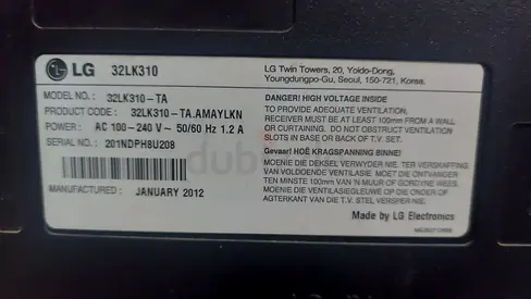 LG - 32 INCH - LCD